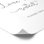 Dusty bläuliche Liebe ist süß und nimmt eine Lecke Poster (Ecke)