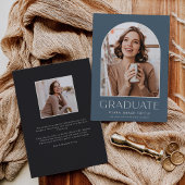 Dusty Blue | Abschluss Announc des Classic Arch Fo Ankündigung