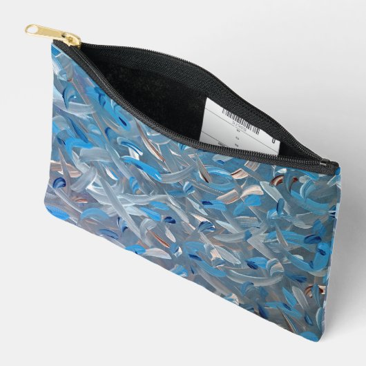 Dusty Blue Accessories Pouch Zubehörtasche (Offen)