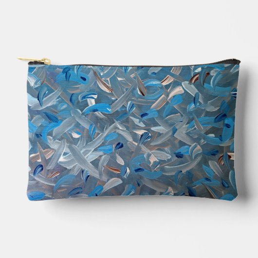 Dusty Blue Accessories Pouch Zubehörtasche (Vorderseite)