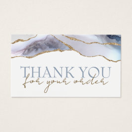 Dusty blue agate danke Ihnen Discount Card