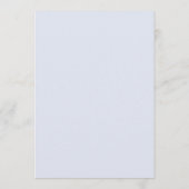 Dusty Blue and Blush Pink Floral Arch Wedding Einladung (Rückseite)