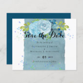 Dusty Blue Aquamarin Wedding Trending Budget (Vorne/Hinten)