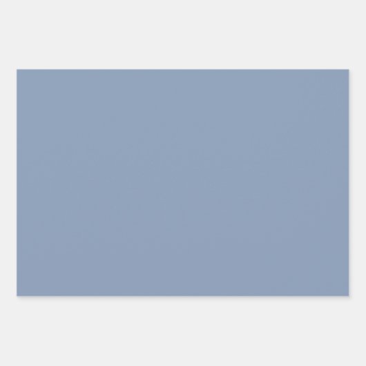 Dusty Blue Arabesque Design Geschenkpapier Set (Vorderseite 3)