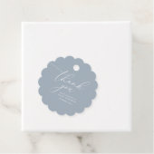 Dusty Blue Baby Dusche Geschenkanhänger (Beispiel)