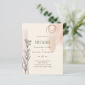 Dusty Blue Baby Shower Boho (Stehend Vorderseite)