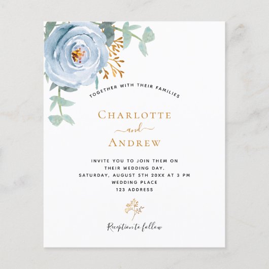 Dusty Blue Blumenladen (Vorderseite)