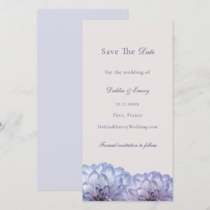 Dusty Blue Blush Pink Blues Hochzeit Save The Date