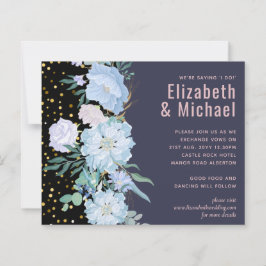 Dusty Blue Blush Pink Blues Hochzeitsbudget