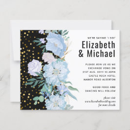 Dusty Blue Blush Pink Blues Hochzeitsbudget