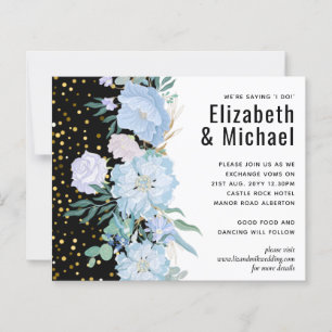 Dusty Blue Blush Pink Blues Hochzeitsbudget