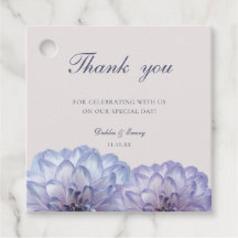 Dusty Blue Blush Pink Floral Wedding Vielen Dank