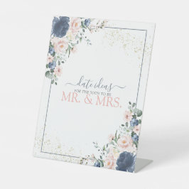 Dusty Blue Blush Pink Gold Date Ideas Sockelschild