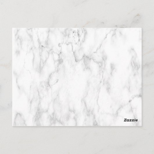 Dusty Blue Blush Pink Gold Floral Wedding Danke Postkarte (Rückseite)