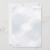 Dusty Blue & Blush Probe Abendessen am blumigen Uf Einladung (Rückseite)