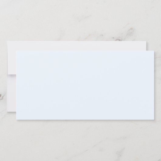 Dusty Blue Boarding Pass Hochzeit in Urlaubsort Dankeskarte (Rückseite)