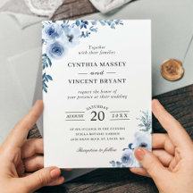 Dusty Blue Bohemisch Floral Boho Wedding