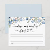 Dusty Blue Boho Blumenberater (Vorne/Hinten)