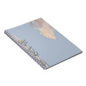 Dusty Blue BOHO Dream Catcher Custom Stationery Notizblock (Rechte Seite)