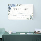 Dusty Blue Botanical Banner (Messeveranstaltung)