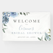 Dusty Blue Botanical Banner (Horizontal)