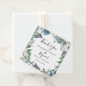 Dusty Blue Botanical Geschenkanhänger (Beispiel)