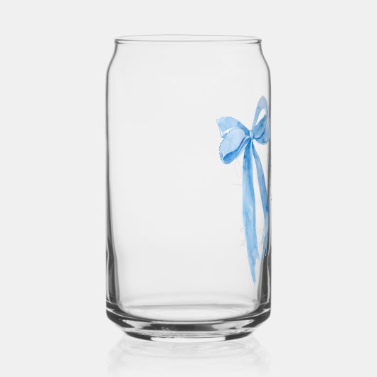 Dusty Blue Bow Sie bindet das Brautparty des Knote Dosenglas (Rechts)