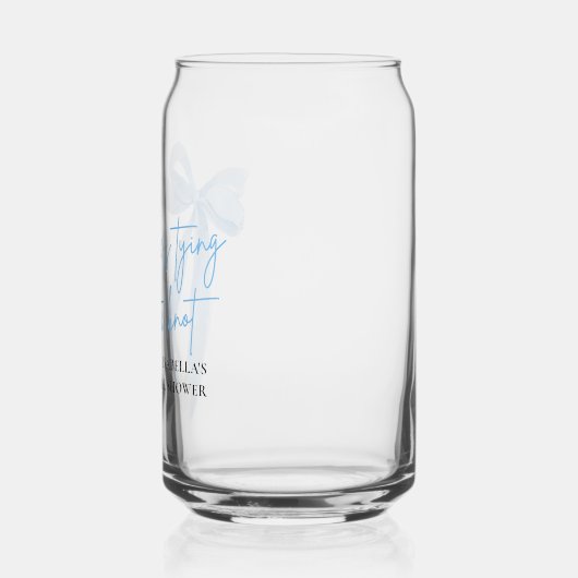 Dusty Blue Bow Sie bindet das Brautparty des Knote Dosenglas (Links)