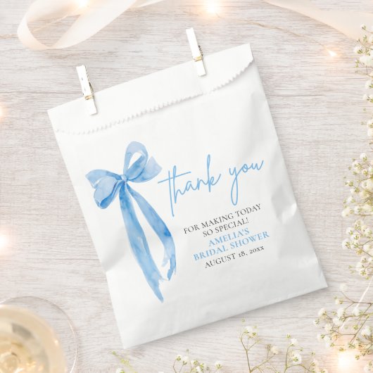Dusty Blue Bow Sie bindet das Brautparty des Knote Geschenktütchen (Ausgeschnitten)
