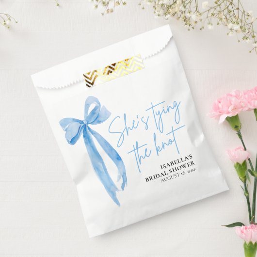 Dusty Blue Bow Sie bindet das Brautparty des Knote Geschenktütchen (Versiegelt)