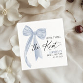 Dusty Blue Bow Sie bindet das Brautparty des Knote Serviette