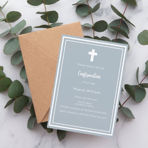 Dusty-Blue-Boy-Bestätigung Einladung