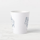 Dusty Blue Bridesmaid Skript Milchtasse (Vorderseite)