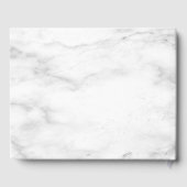 Dusty Blue Burgundy Blush Gold Floral Wedding Gästebuch (Rückseite)