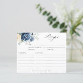 Dusty Blue Champagne Ivory Brautparty Rezept (Stehend Vorderseite)