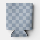 Dusty Blue Checkerboard Dosenkühler (Vorderseite)