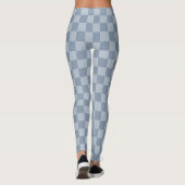 Dusty Blue Checkerboard Leggings (Rückseite)