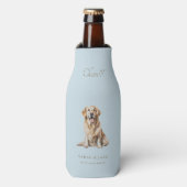 Dusty Blue Cheers!! Custom Pet Wedding Flaschenkühler