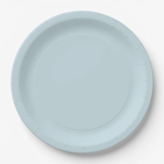 Dusty Blue Classic Party Pappteller (Vorderseite)
