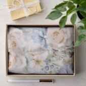 Dusty Blue Cream Seidenpapier (Geschenk)