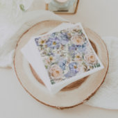 Dusty Blue Cream Serviette