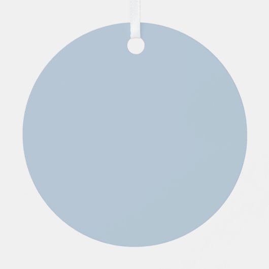 Dusty Blue Cross Boy Taufe Keramik Ornament (Rückseite)