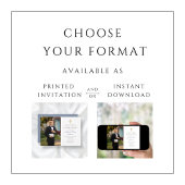 Dusty Blue Cross Foto Boy First Communation Einladung