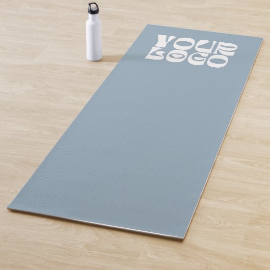Dusty Blue Custom Logo Promotion Business Yogamatte (Beispiel)