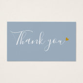 Dusty Blue dankt Ihnen für die Rabattkarte (Vorderseite)