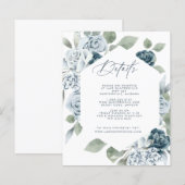 Dusty Blue Details Card (Vorne/Hinten)