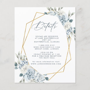 Dusty Blue Details Card