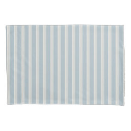 Dusty Blue Dove Gray Stripe Kissen Case Kissenbezug