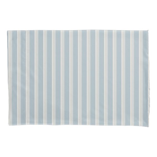 Dusty Blue Dove Gray Stripe Kissen Case Kissenbezug (Vorderseite)