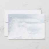 Dusty Blue Dreamcatcher Wedding RSVP Card Einladung (Rückseite)